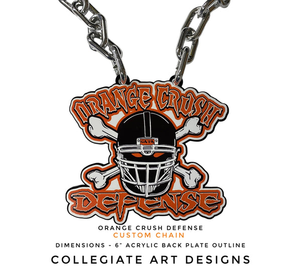Custom Orange Crush Defense Chain