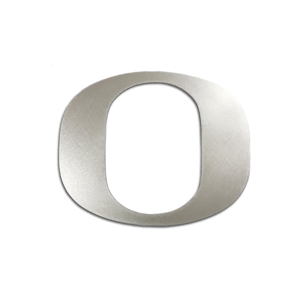 O - Brushed Aluminum - Wall Art