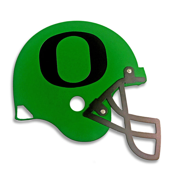 O Helmet - Green on Black - Wall Art