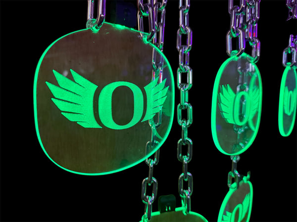 UNIVERSITY OF OREGON O - WINGS LED NECKLACE