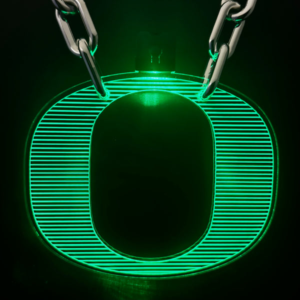 University of Oregon O - LED Necklace