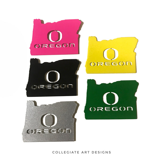 O-Oregon In Oregon - Yellow - Magnet